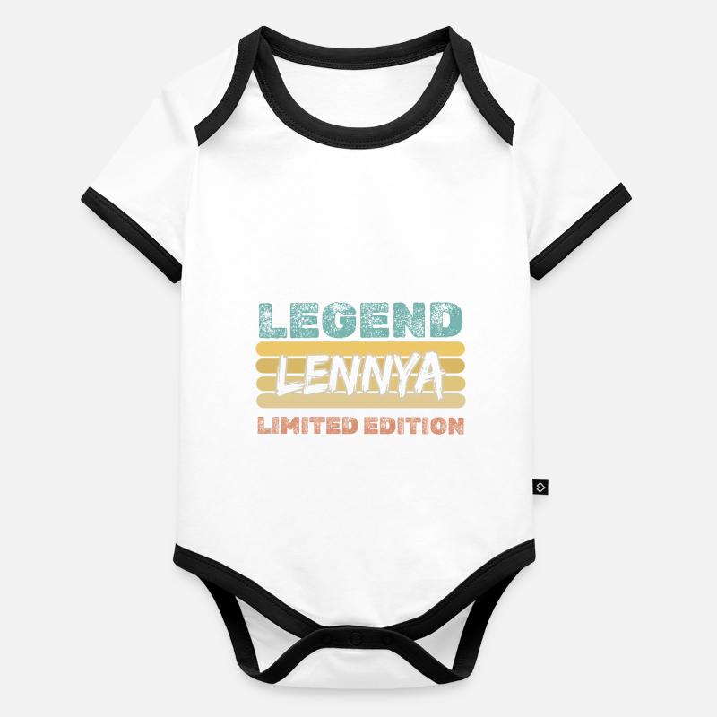 Gift for Lennya Organic Baby Contrasting Bodysuit