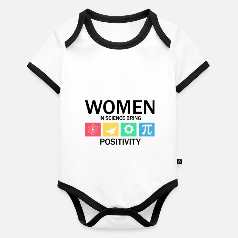 Professeur Steminist Designs for Equality Stem Body Bébé bio contrasté manches courtes