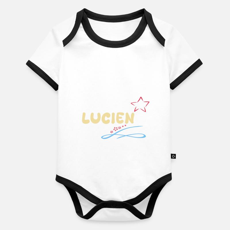 Gift Lucien Organic Baby Contrasting Bodysuit