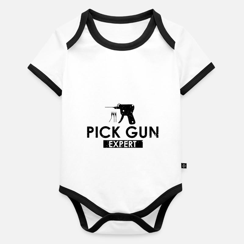 Conception de serrure de service de déverrouillage expert en serrure Body Bébé bio contrasté manches courtes