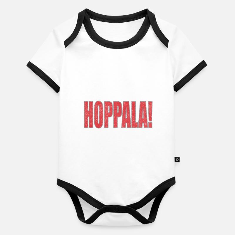 Hoppala - uups! Organic Baby Contrasting Bodysuit