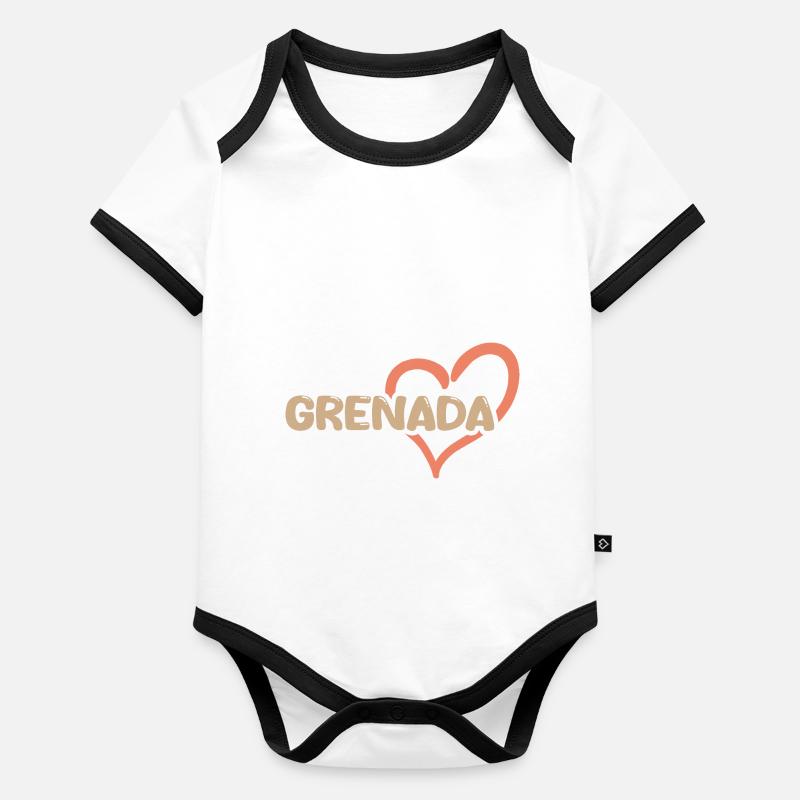 Gift for Grenada Organic Baby Contrasting Bodysuit