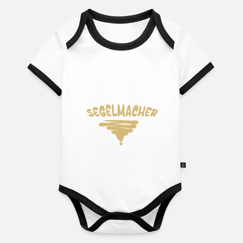 Occupation: Sailmaker Organic Baby Contrasting Bodysuit