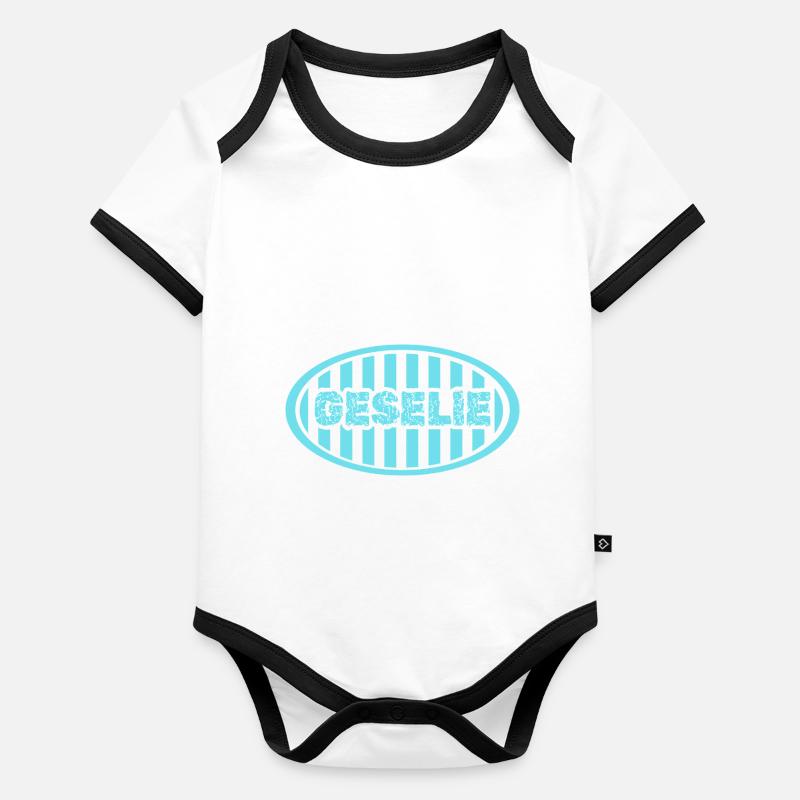 Compagnon comme métier Body Bébé bio contrasté manches courtes