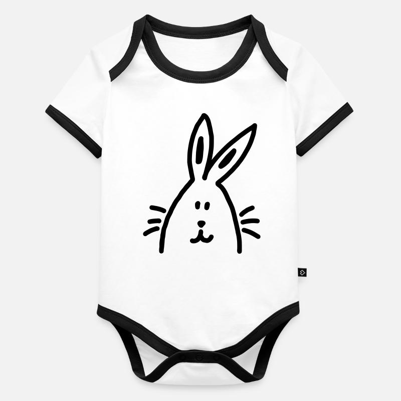 iYpsilon Ostern Baby Bio-Kurzarm-Kontrastbody