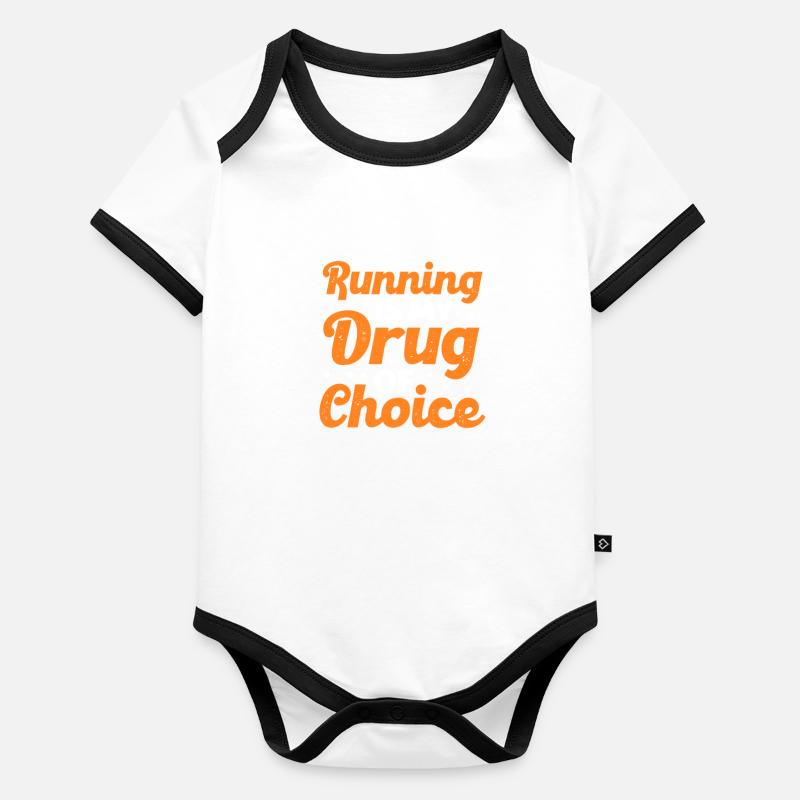 Run Organic Baby Contrasting Bodysuit