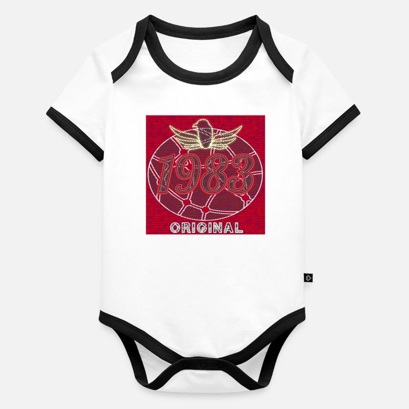 1983 (Original) - Abbild - 2023 Baby Bio-Kurzarm-Kontrastbody