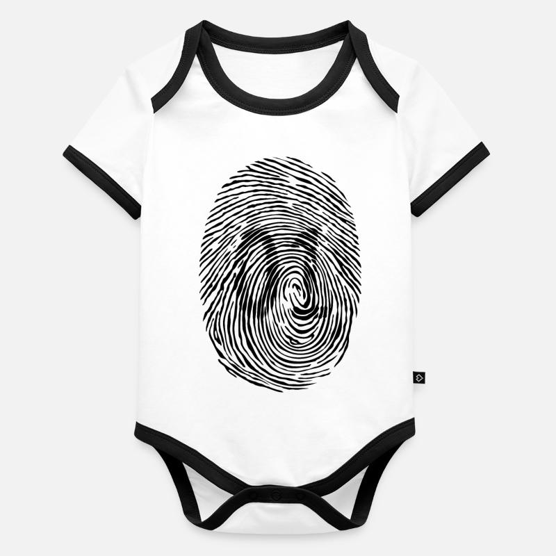 Made in Ain Body Bébé bio contrasté manches courtes