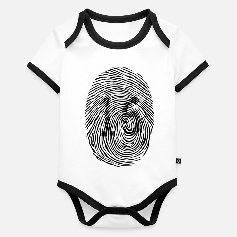 Made in Charente Body Bébé bio contrasté manches courtes
