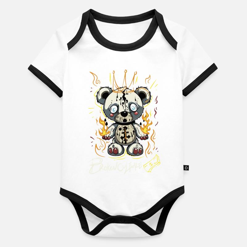 Broken cultures Organic Baby Contrasting Bodysuit