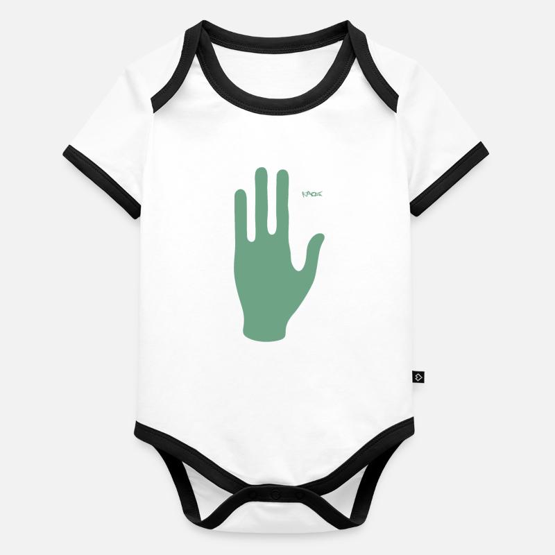 Wir kommen in Frieden, Hand eines Außerirdischen Baby Bio-Kurzarm-Kontrastbody