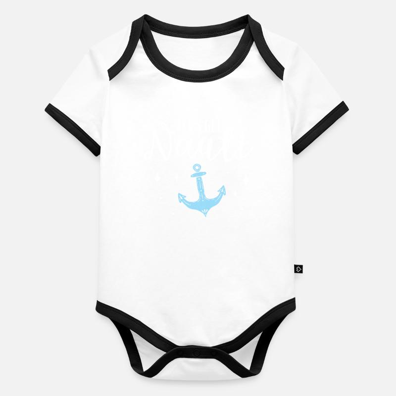Enterrement de vie de garçon Body Bébé bio contrasté manches courtes
