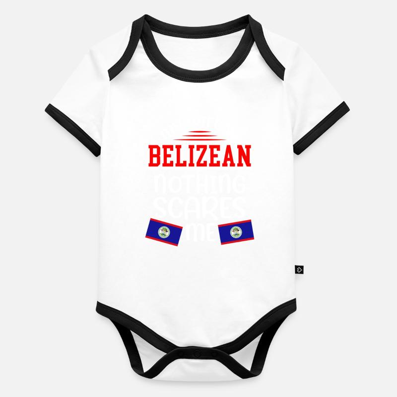 Belize Latino Belizean Belizean Maya Gift Organic Baby Contrasting Bodysuit
