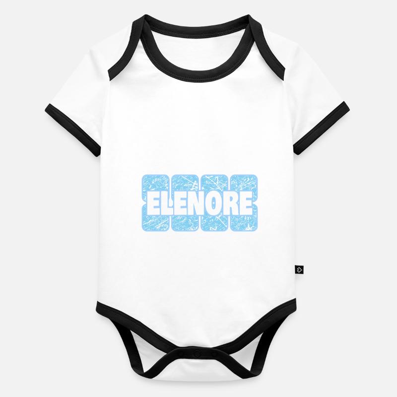 Gift for Elenore Organic Baby Contrasting Bodysuit