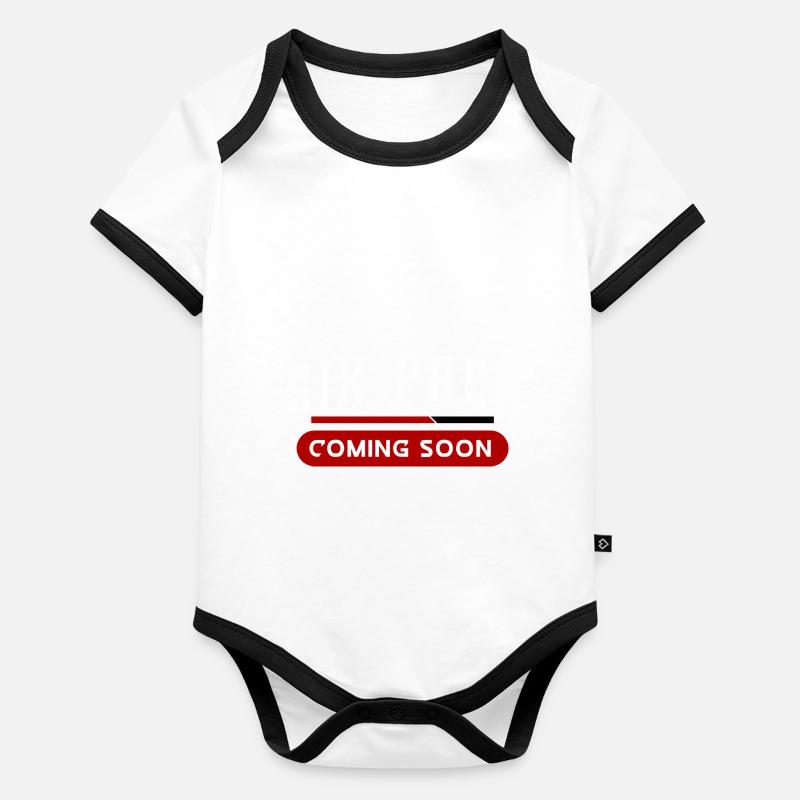 Six Pack à venir 21 Body Bébé bio contrasté manches courtes