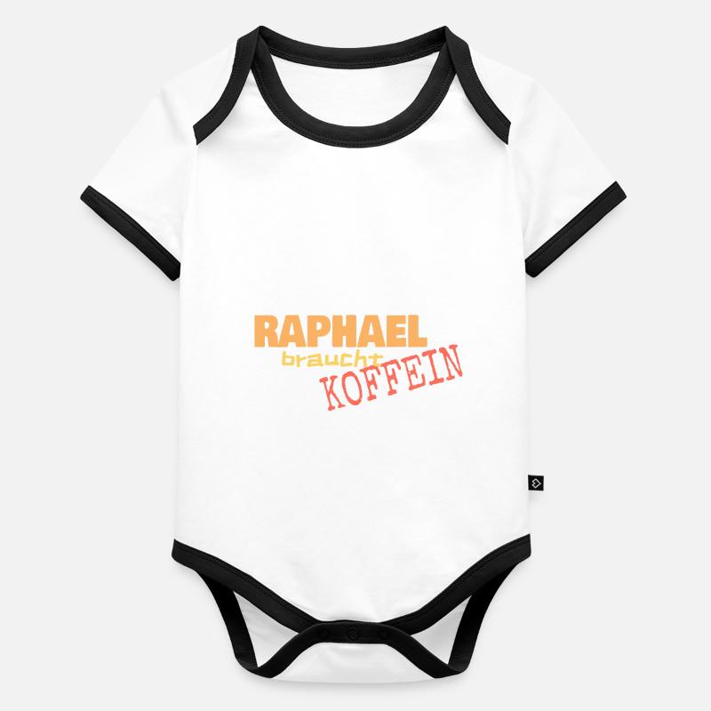 Raphael Baby Bio-Kurzarm-Kontrastbody