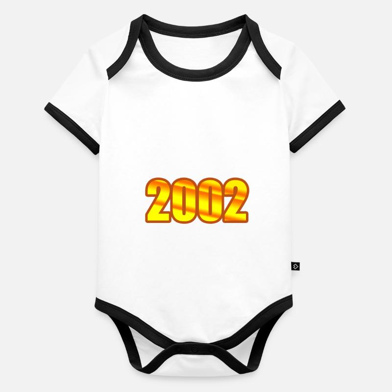 2002 Body Bébé bio contrasté manches courtes