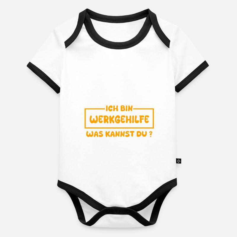 Occupation: Assistant Organic Baby Contrasting Bodysuit