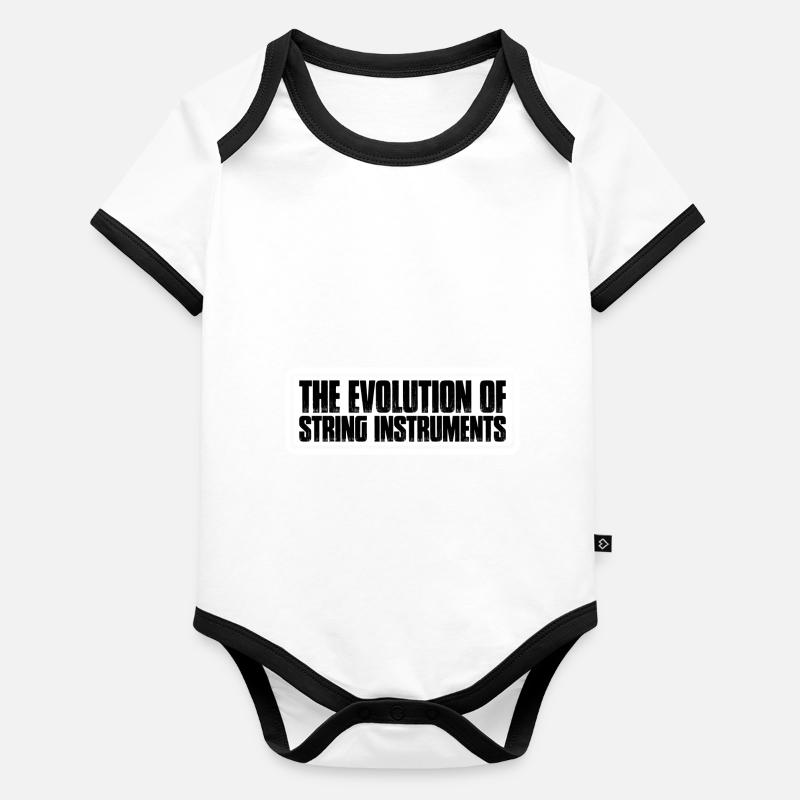 L’évolution des instruments à cordes 4 Body Bébé bio contrasté manches courtes