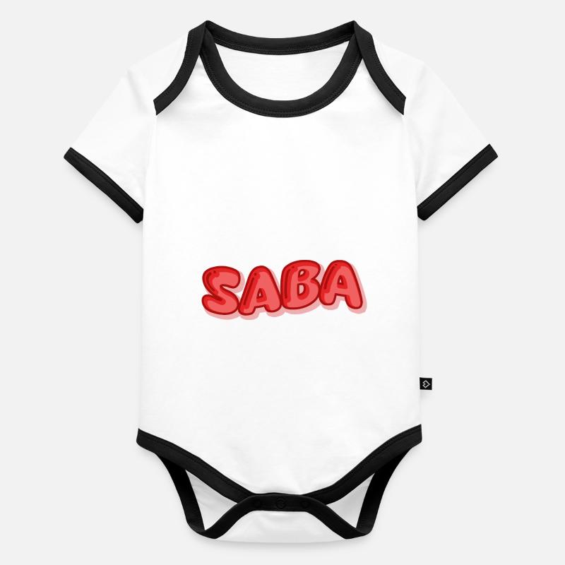 Saba Holidays Organic Baby Contrasting Bodysuit