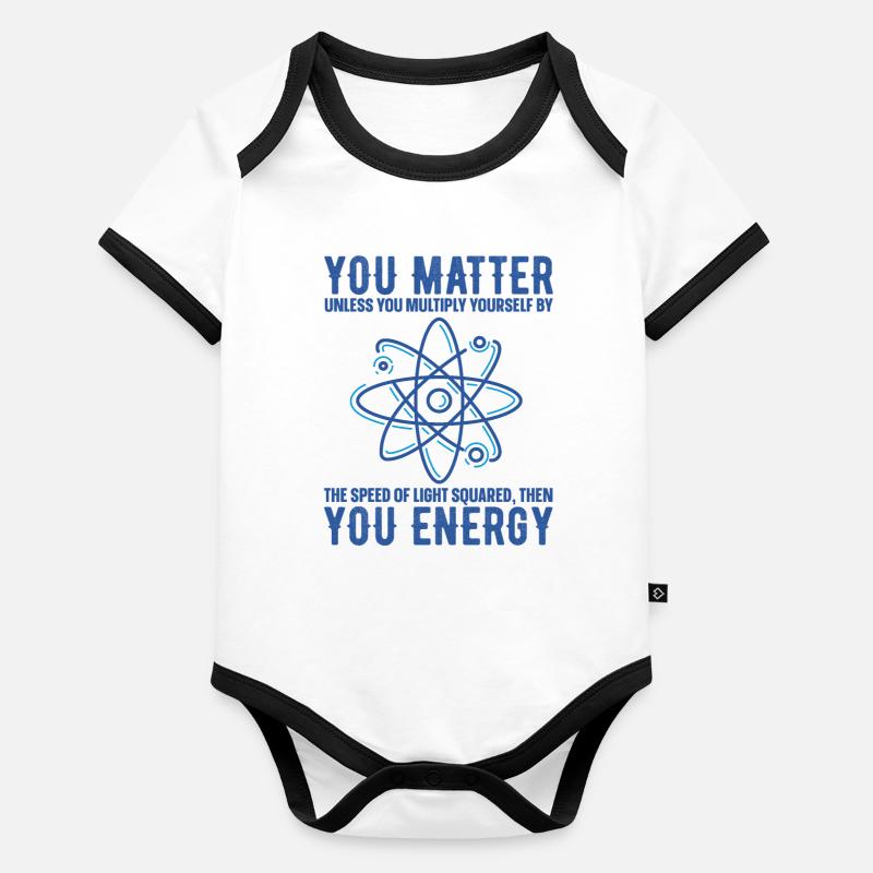 You Matter Unless You Multiply Yourself Science Baby Bio-Kurzarm-Kontrastbody