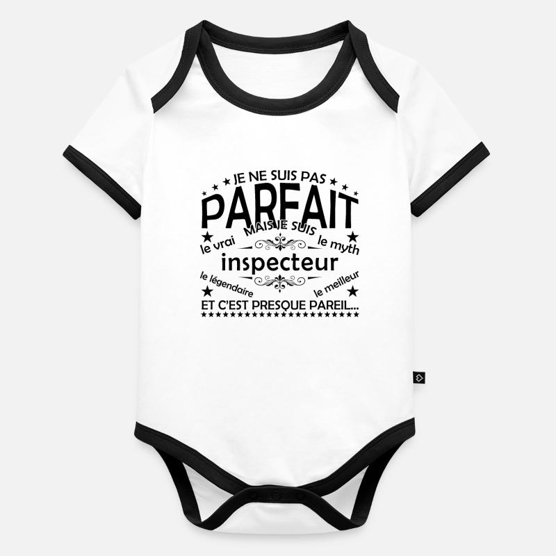 Inspector Gift Inspector The Real Inspector Organic Baby Contrasting Bodysuit