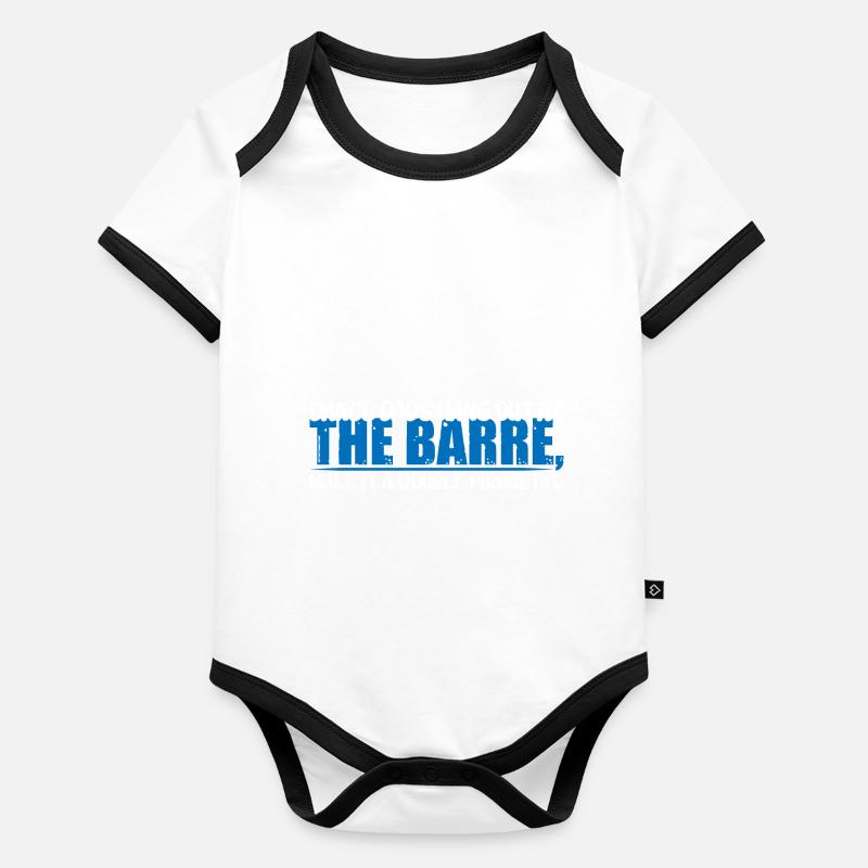 Dance Dads Hang Out At The Barre 4 Baby Bio-Kurzarm-Kontrastbody