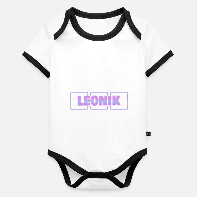 Pregnancy Leonik Organic Baby Contrasting Bodysuit