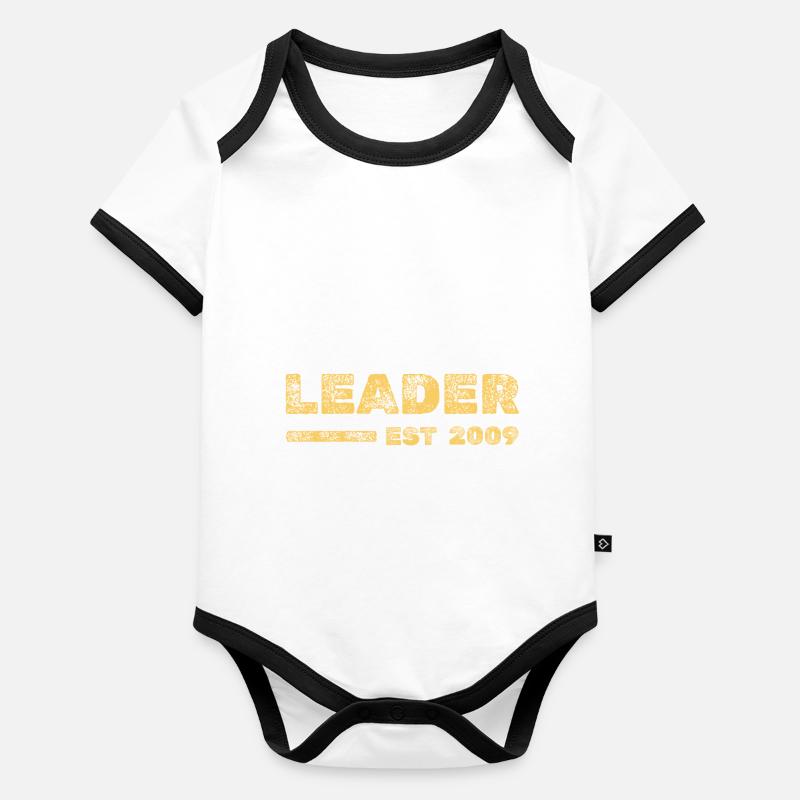 Leader 2009 Baby Bio-Kurzarm-Kontrastbody