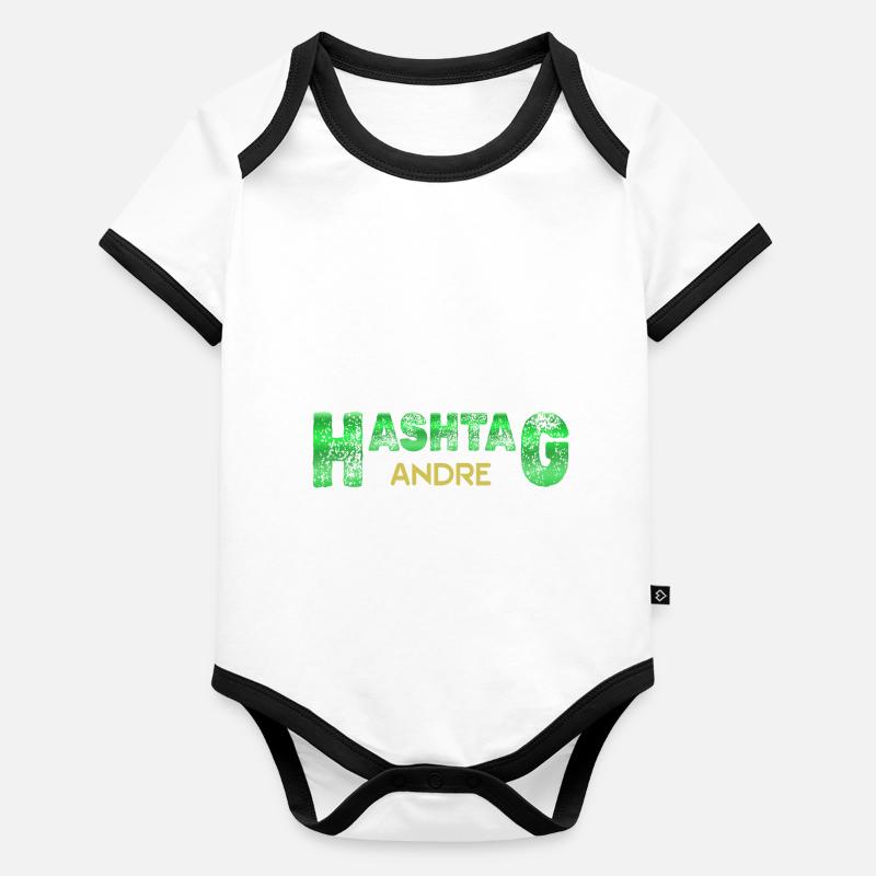 Geschenk für Andre Baby Bio-Kurzarm-Kontrastbody