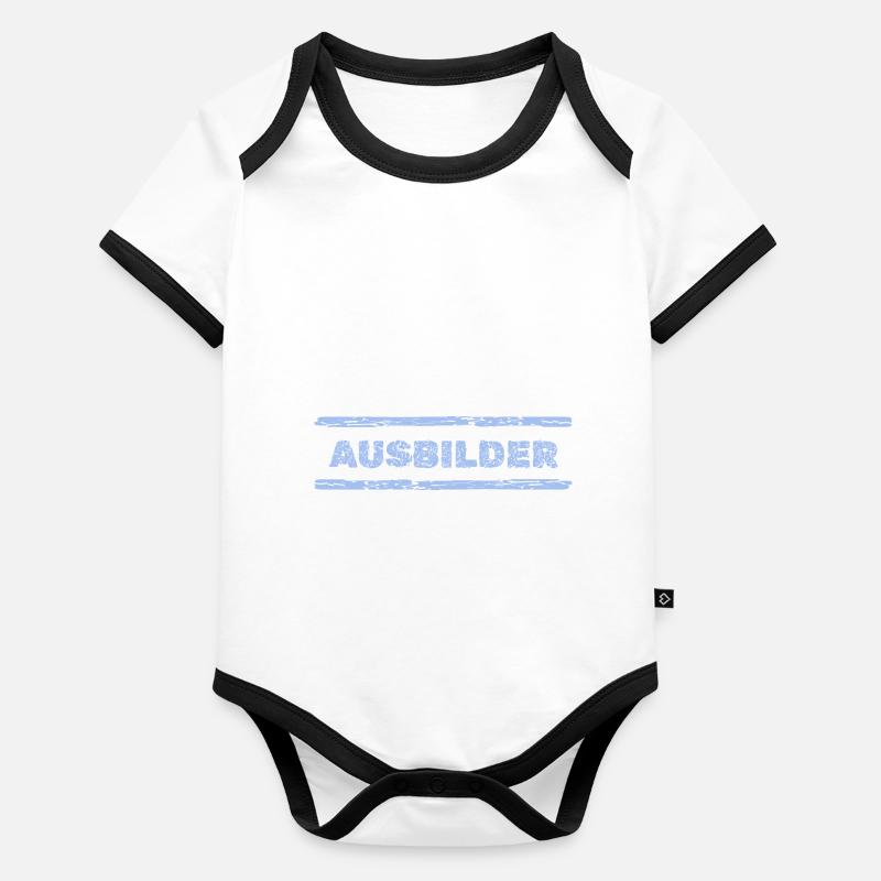 Cadeau pour l’instructeur Body Bébé bio contrasté manches courtes