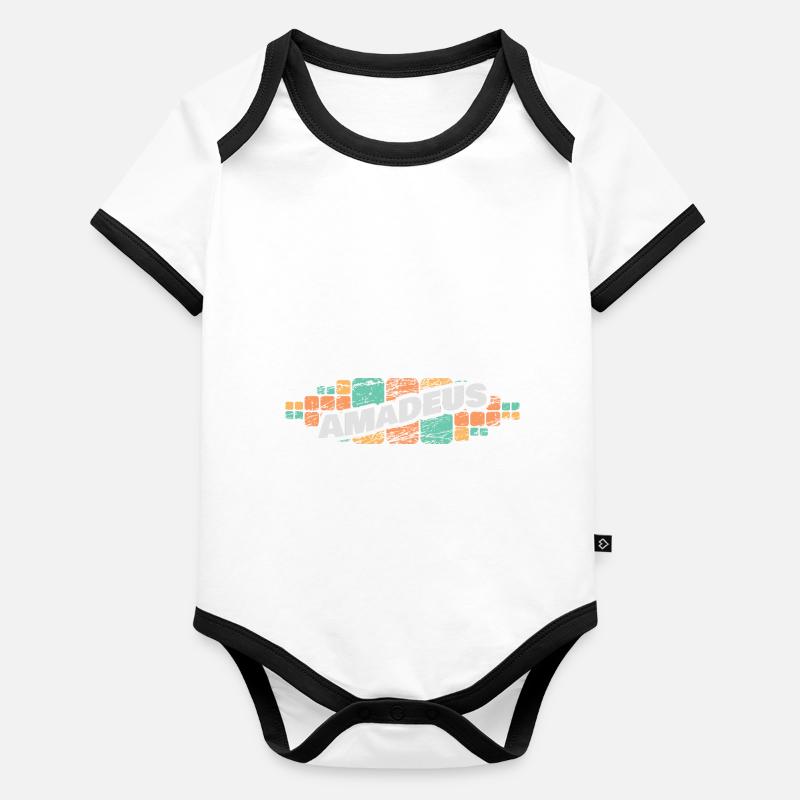Gift for Amadeus Organic Baby Contrasting Bodysuit