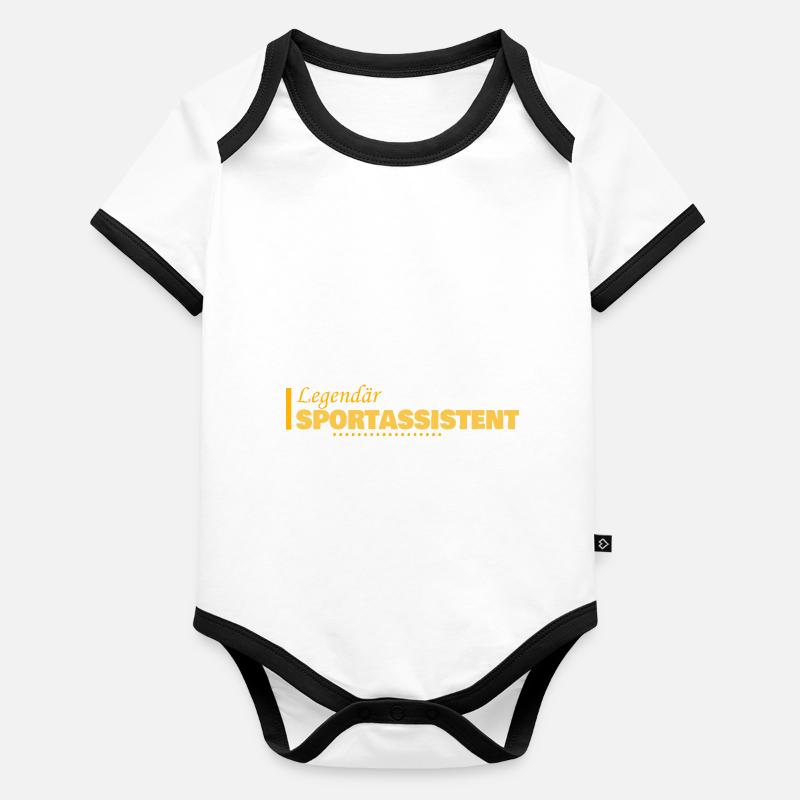 Sportassistent Baby Bio-Kurzarm-Kontrastbody