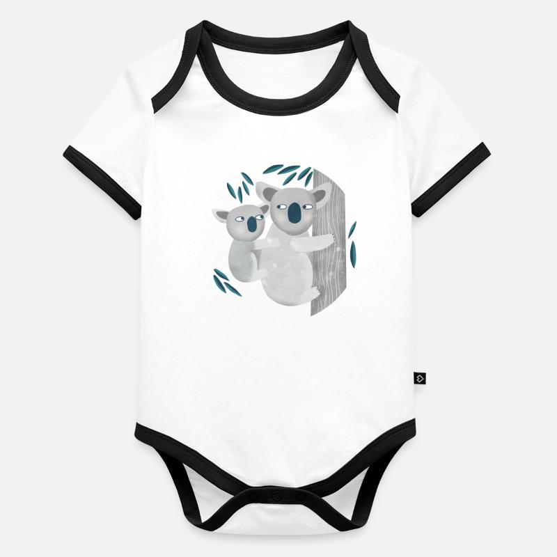 Koala Baby Bio-Kurzarm-Kontrastbody