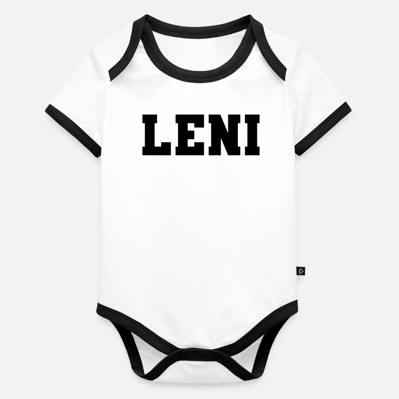 Nom - Leni Body Bébé bio contrasté manches courtes
