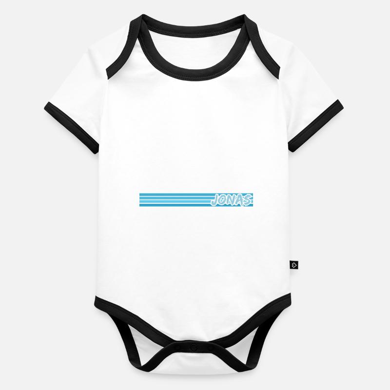 Style Jonas Organic Baby Contrasting Bodysuit