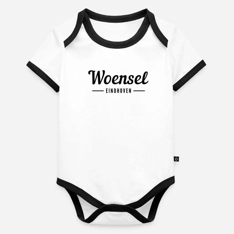 Woensel Eindhoven Baby Bio-Kurzarm-Kontrastbody
