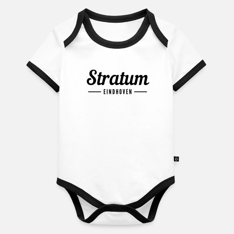 Stratum Eindhoven Baby Bio-Kurzarm-Kontrastbody