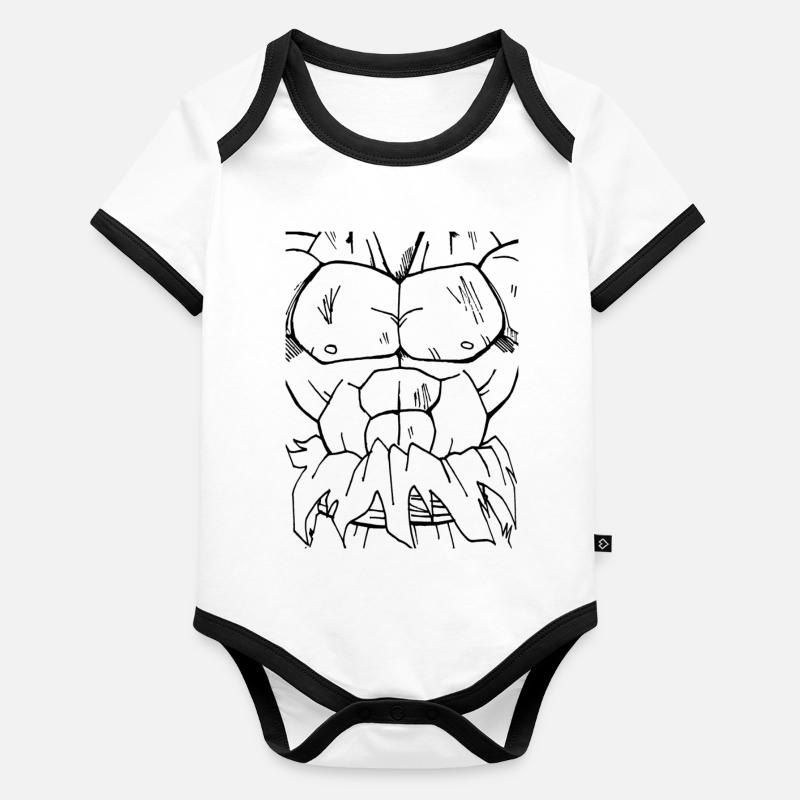 Stark Baby Bio-Kurzarm-Kontrastbody