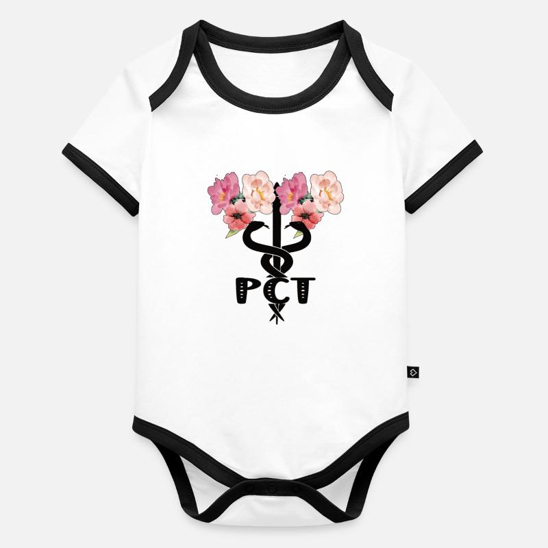 Pflegetechniker Patientenversorgungstechniker PCT Baby Bio-Kurzarm-Kontrastbody