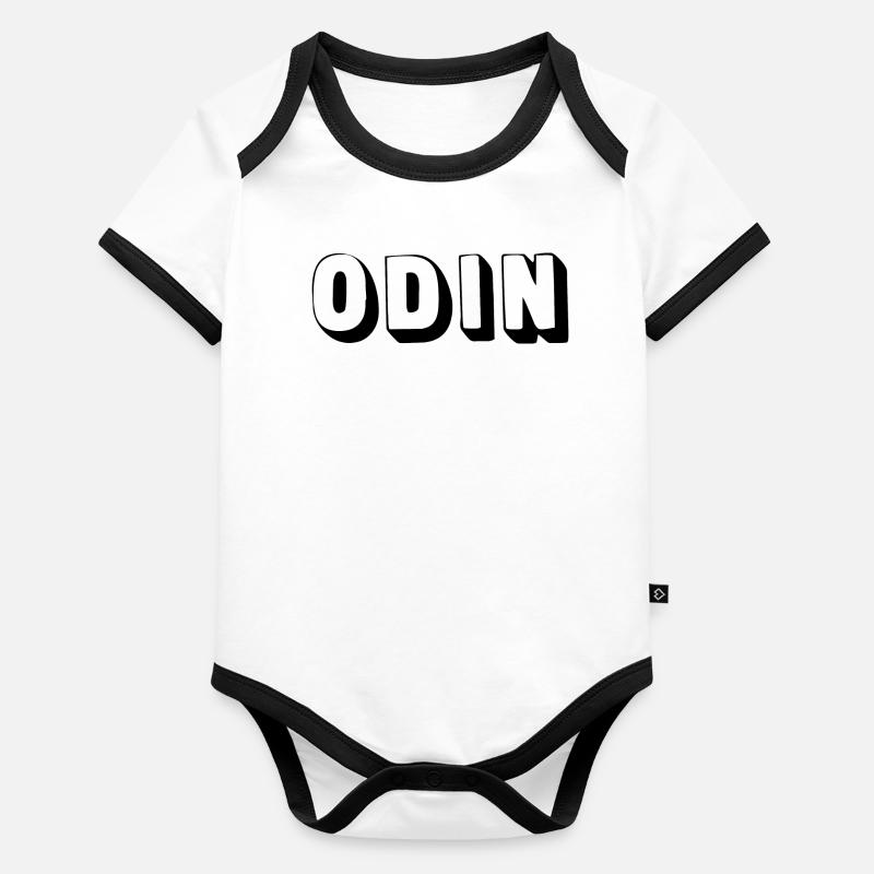 Name - Odin Organic Baby Contrasting Bodysuit
