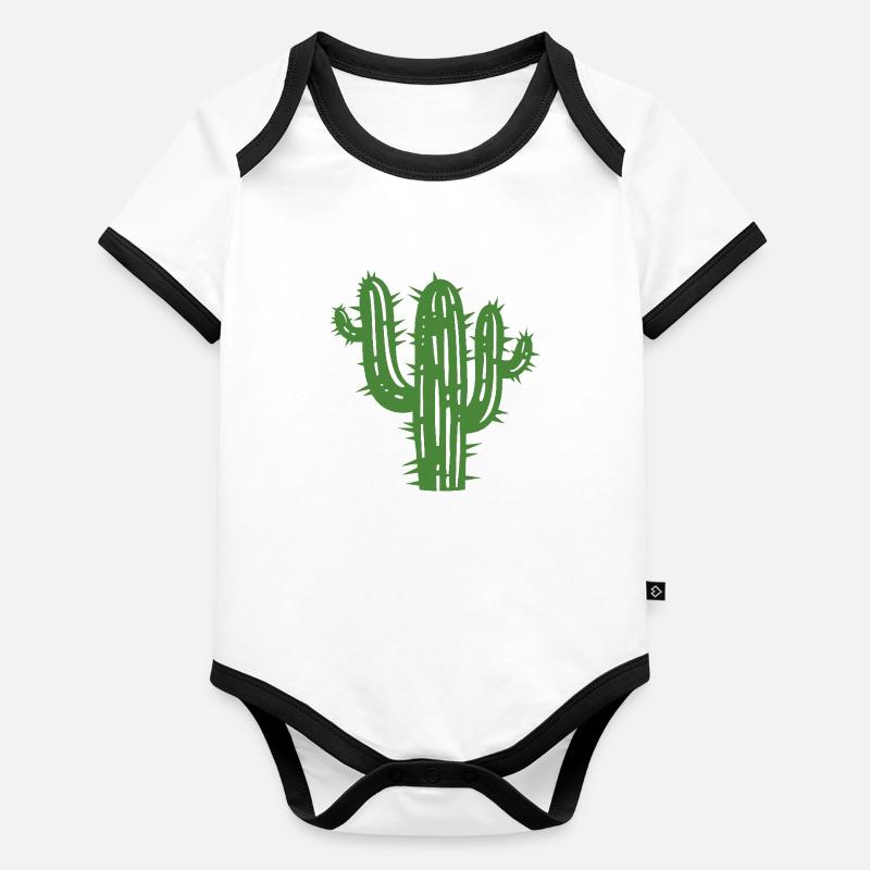 Cactus Organic Baby Contrasting Bodysuit
