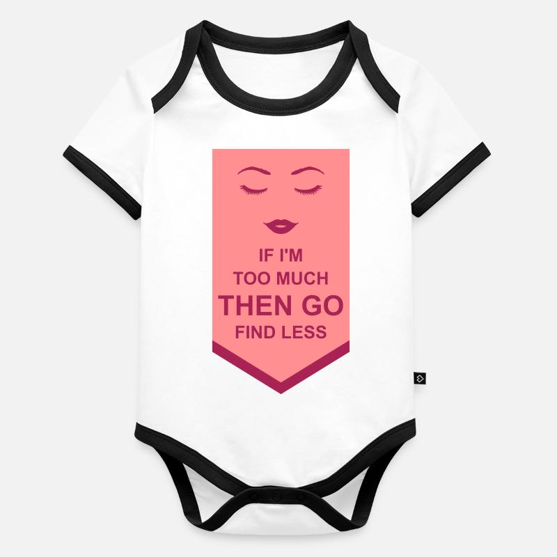 if im too much Baby Bio-Kurzarm-Kontrastbody