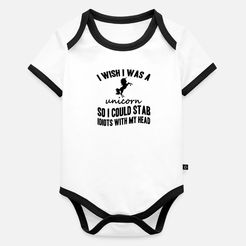 wishful Thinking Body Bébé bio contrasté manches courtes