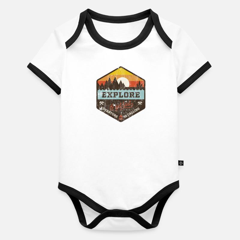 explores Organic Baby Contrasting Bodysuit