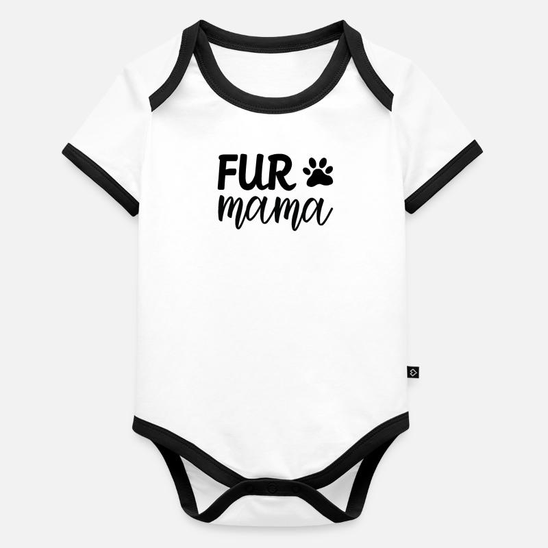 Fur Mom Organic Baby Contrasting Bodysuit