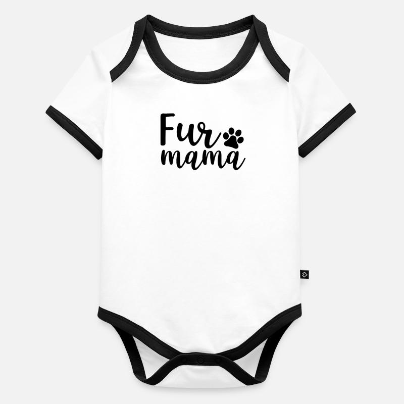 Fur Mom Organic Baby Contrasting Bodysuit