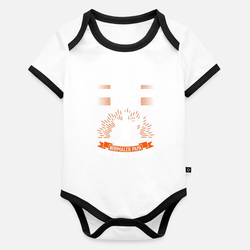 Bogenschütze Papa Bogenschießen Bogenschiessen Baby Bio-Kurzarm-Kontrastbody