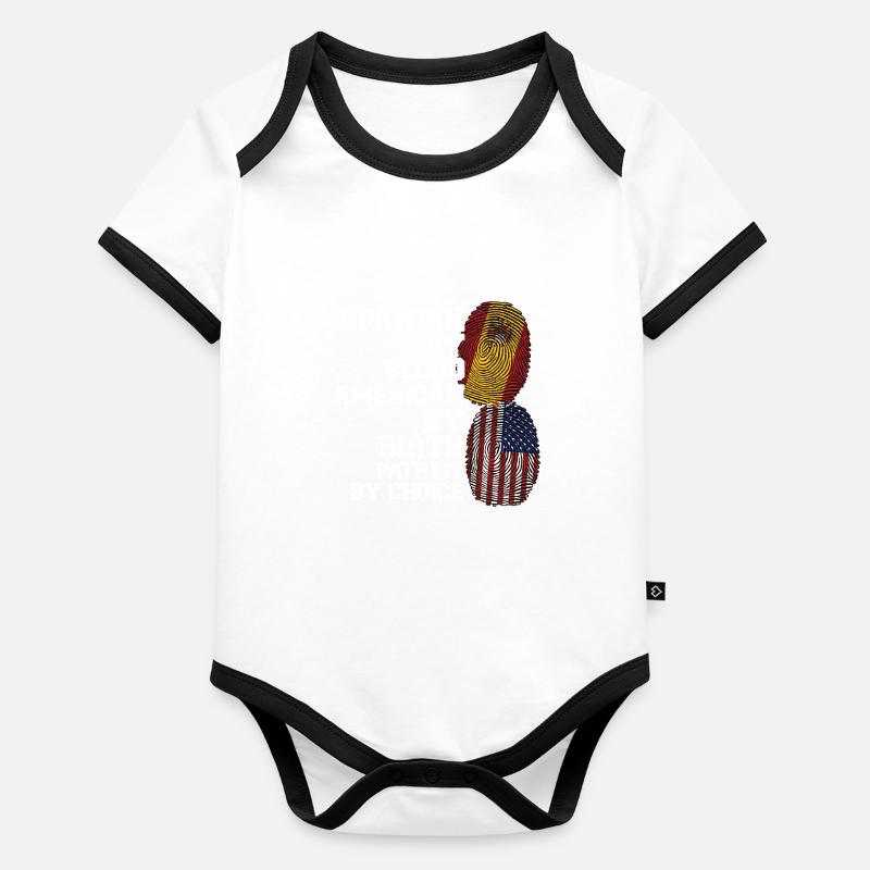 Spanisch Spanien Spanische Wurzeln Geschenk Baby Bio-Kurzarm-Kontrastbody