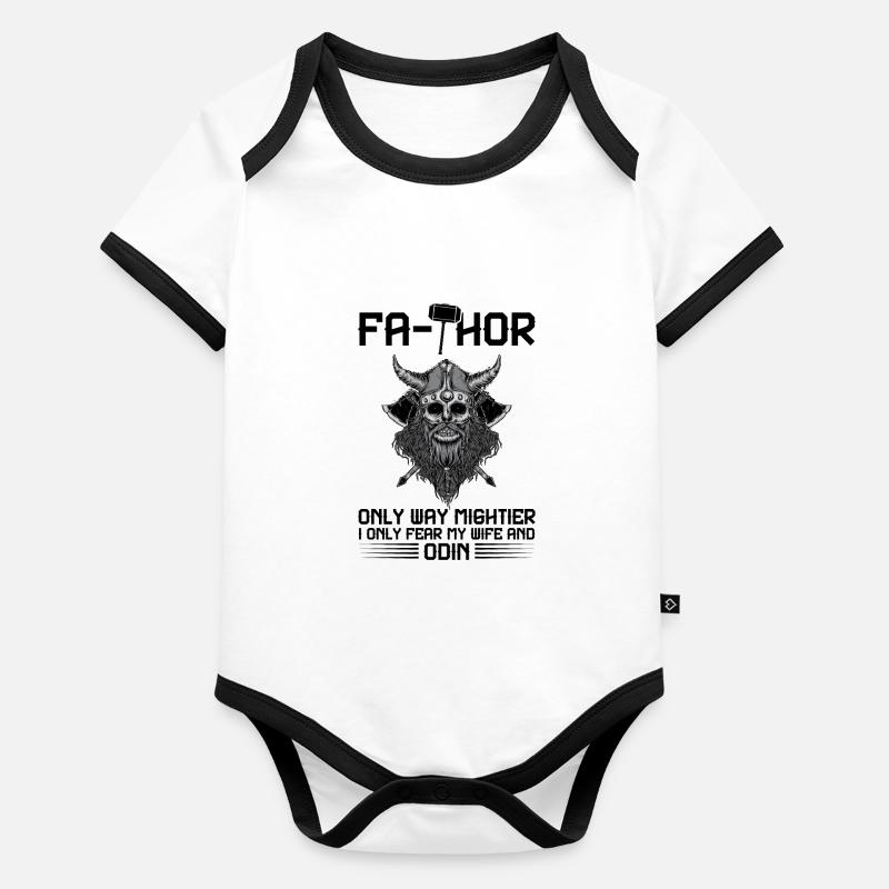 papa Vater Vater Tag Geschenk Baby Bio-Kurzarm-Kontrastbody